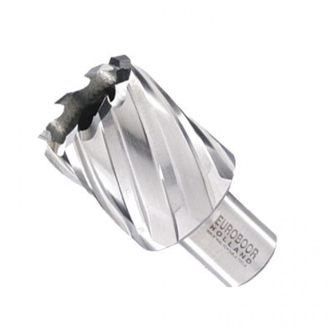 Кольцевая фреза (полое корончатое сверло) Euroboor HCS, сталь HSS, 18x30 мм